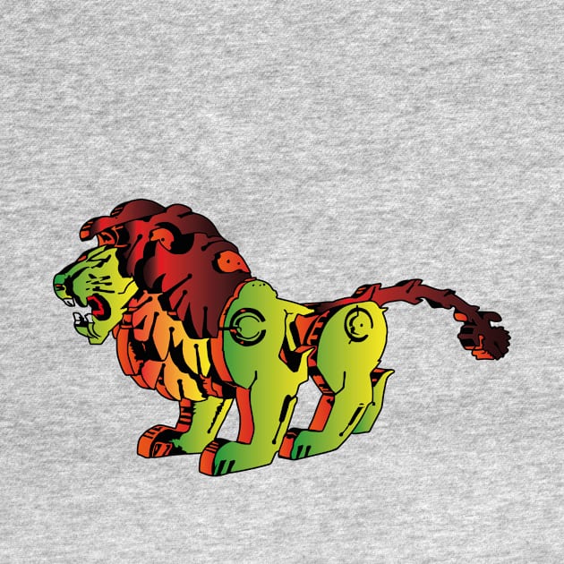 Iron lion by SVGdreamcollection